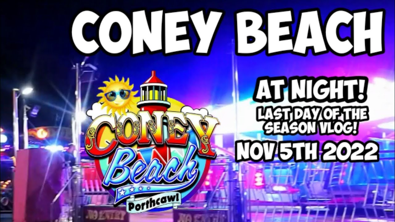 Last Day Of The Season - Coney Beach Wales Vlog!  - Nov 5th 2022