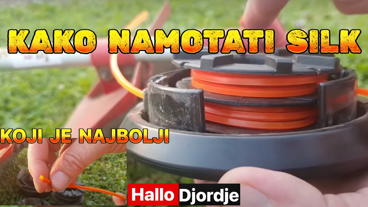 Brzo i Jednostavno Kako Namotati Silk / Flaks / Strunu / Na Trimer