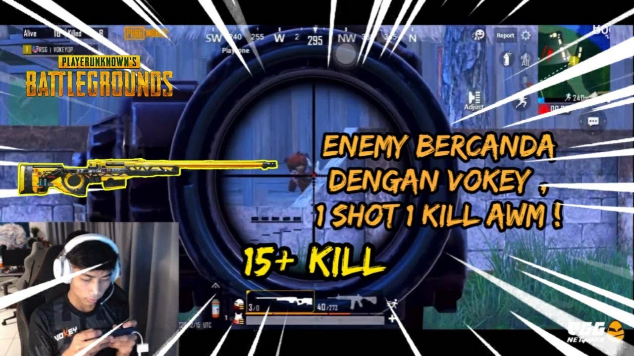 VOKEY NAK GELAK MELIHAT GELAGAT ENEMY “BERZAPIN” | AWM 1 SHOT 1 KILL | PUBG MOBILE