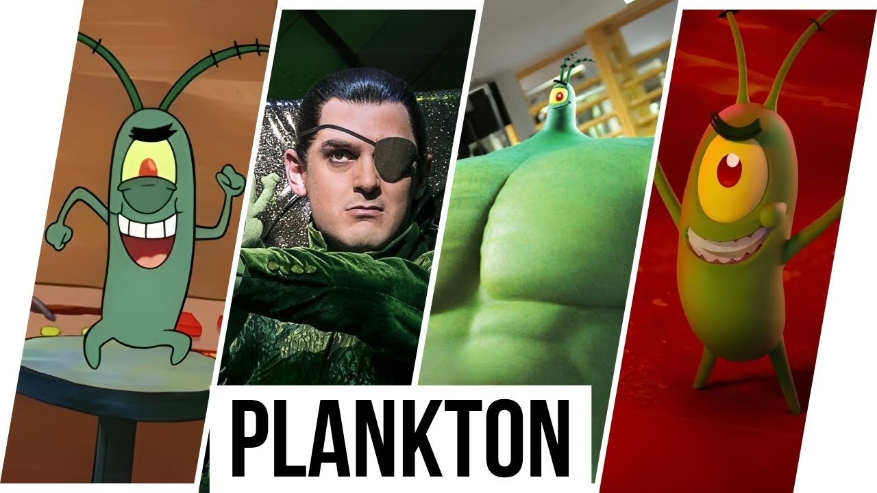 Sheldon Plankton Evolution / Mr. Krabs' Archenemy (1999-2025)