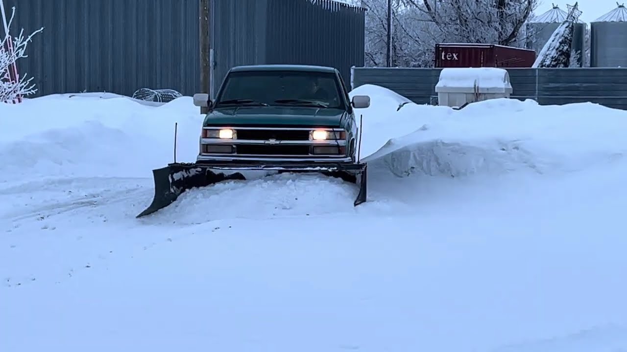 Custom Truck Snow Plow Needed Some Extra Reinforcement 