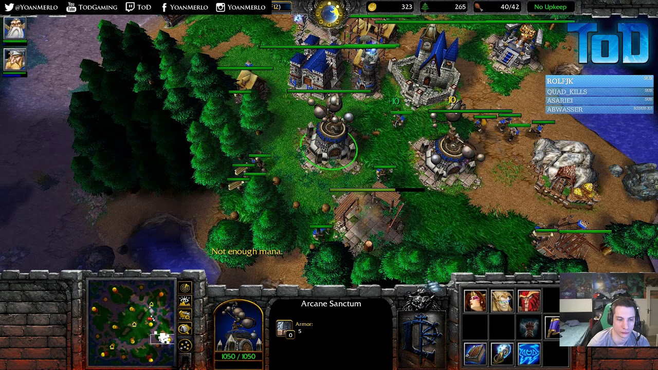 WarCraft III PTR 1.29 - KiWiKaKi Human vs Orc (Turtle Rock)