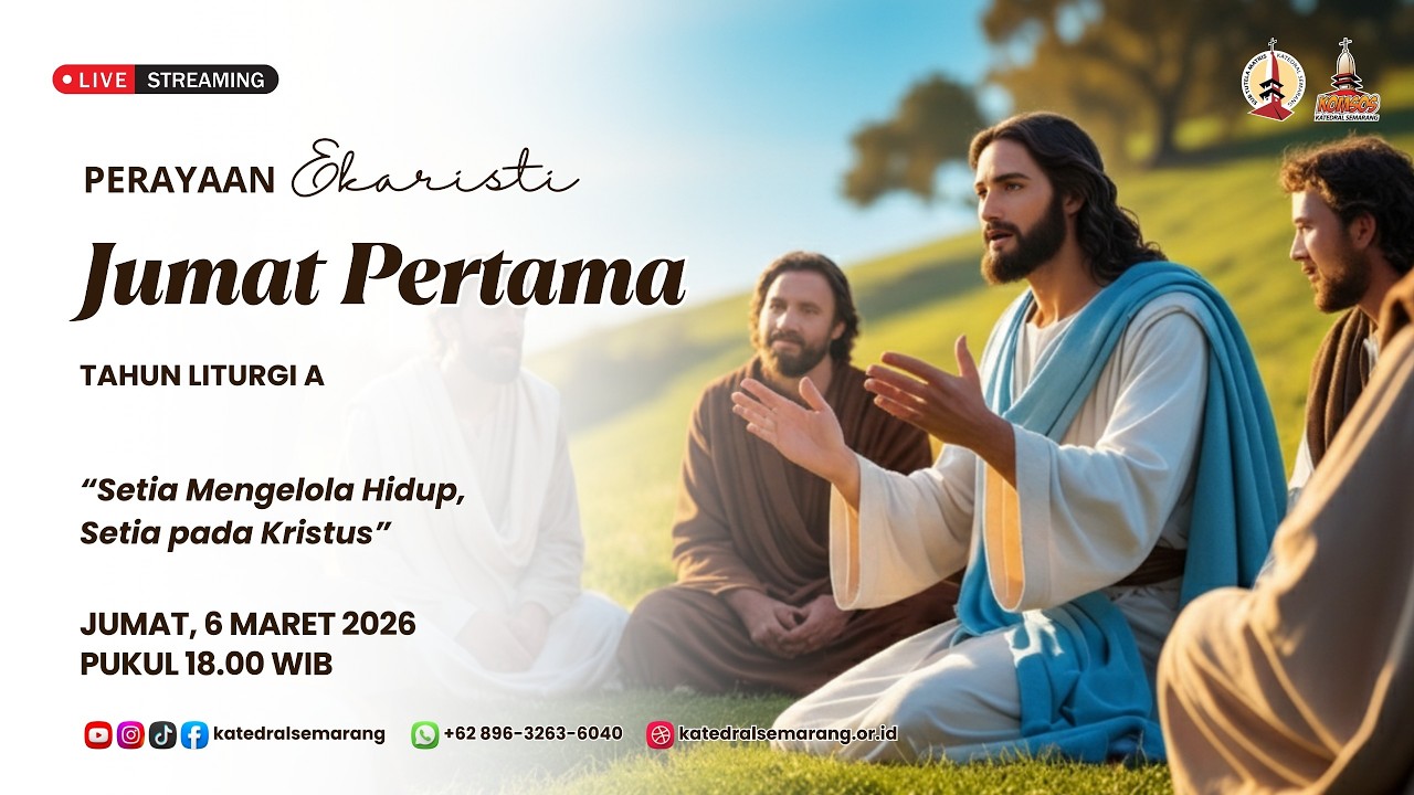 PERAYAAN EKARISTI JUMAT PERTAMA | JUMAT, 6 MARET 2026 | PUKUL 18.OO