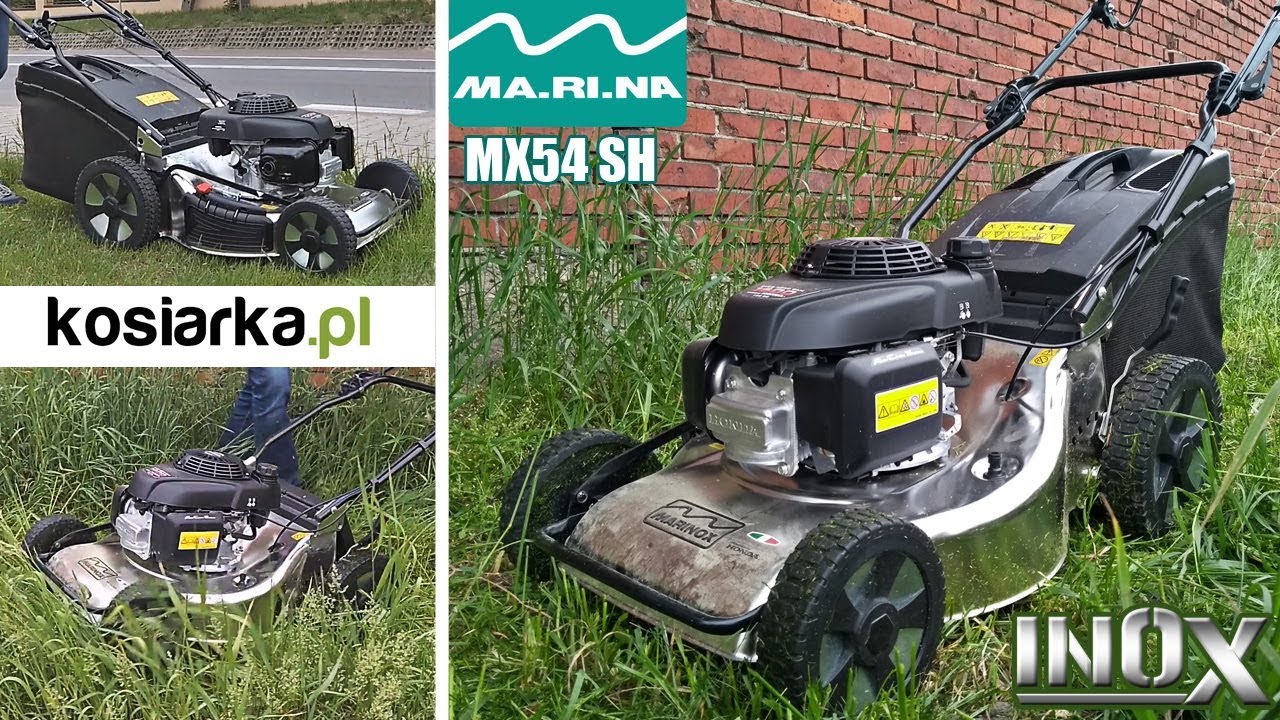 Kosiarka spalinowa ze stali nierdzewnej MARINA Marinox MX54 SH - zobacz co potrafi !