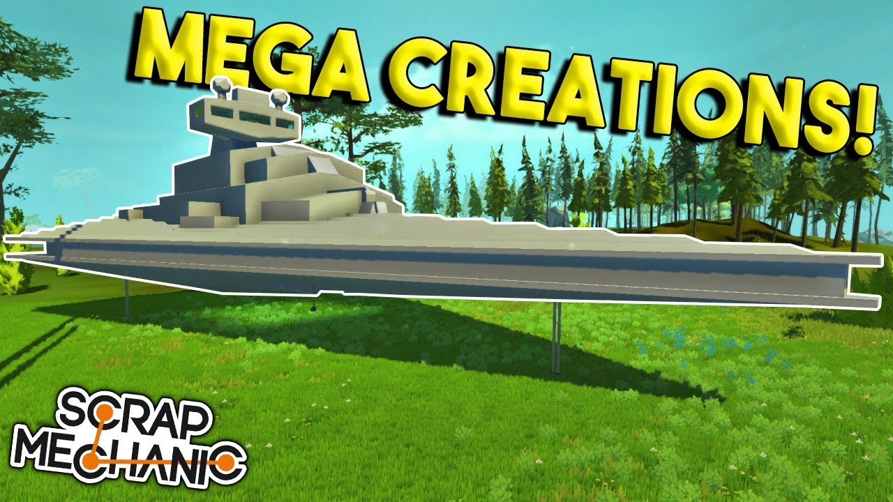MEGA VEHICLE CHALLENGE! - Scrap Mechanic Gameplay - Build Off Contest