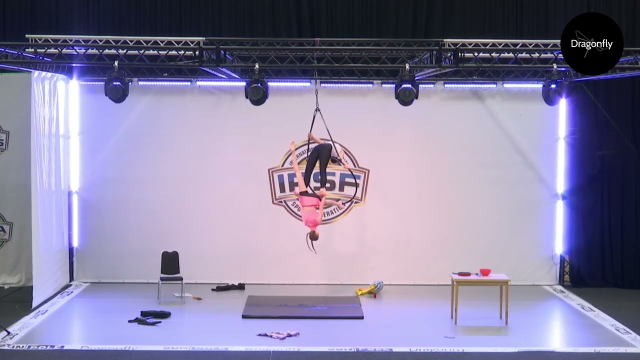 WPAC2024 ARTISTIC AERIAL HOOP JUNIOR DOUBLES Karina Ulanova & Polina Berezhinskaya Kazakhstan