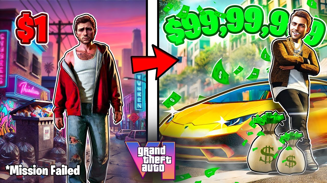 GTA VI Story?! Jason & Lucia Start With $1… Then THIS Happened!