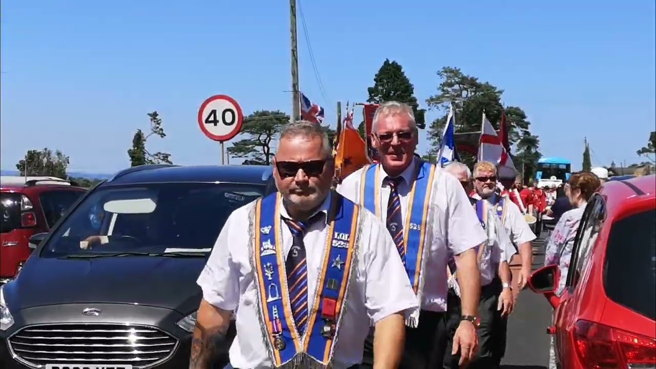 North Antrim LOL Parade 2025.  Rasharkin Co Antrim       