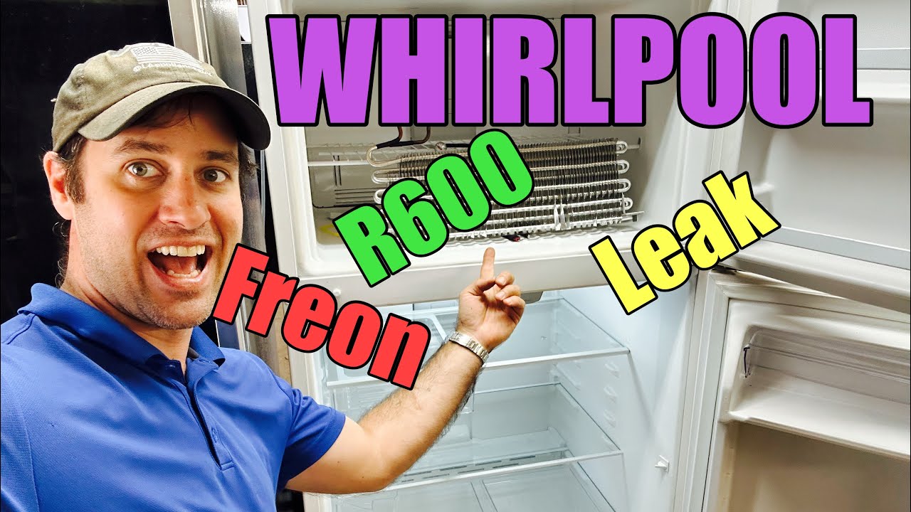 Этот холодильник Whirlpool совсем не охлаждает | Утечка хладагента R600 в испарителе | WRT311FZDW...