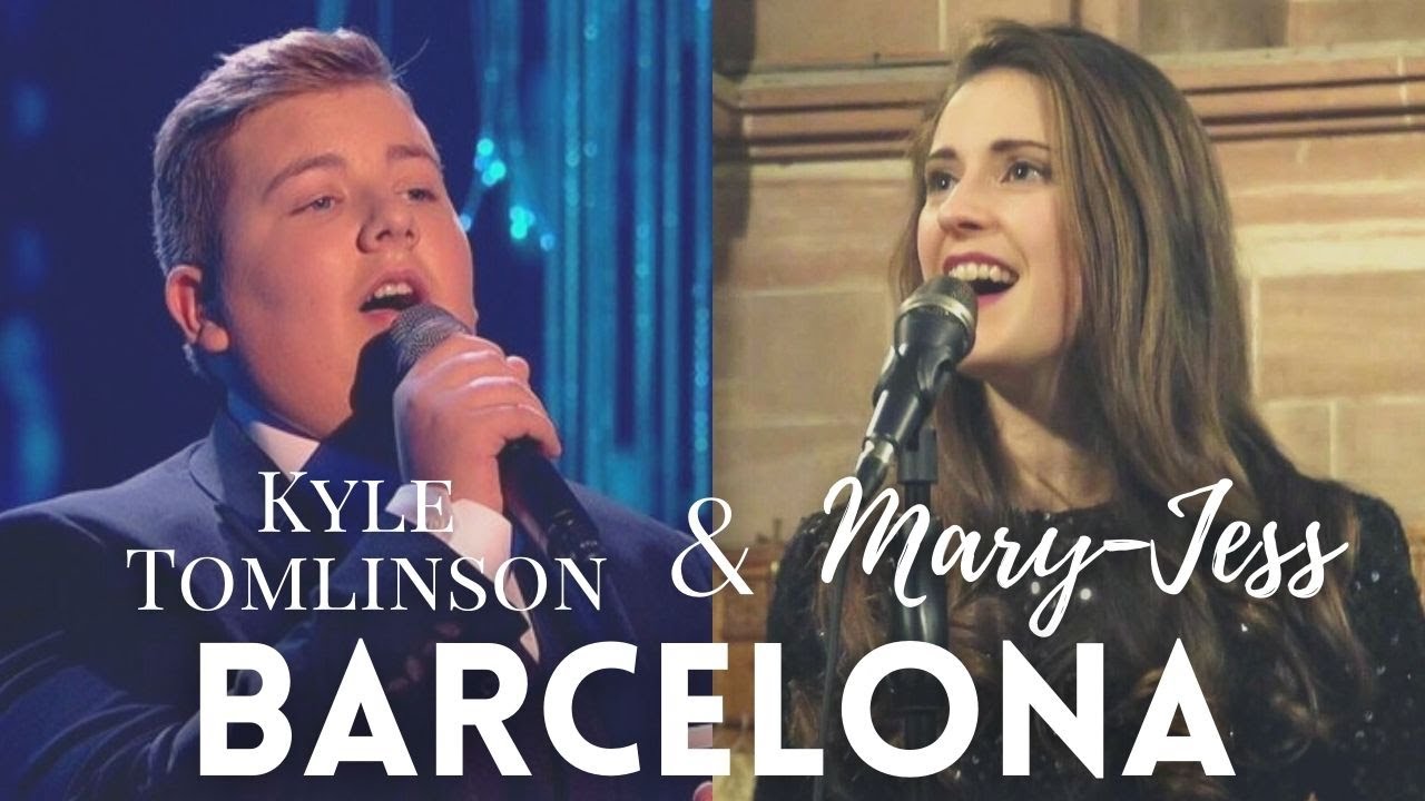 Barcelona Lyric Video - Freddie Mercury & Montserrat Caballé Cover by Mary-Jess & Kyle Tomlinson