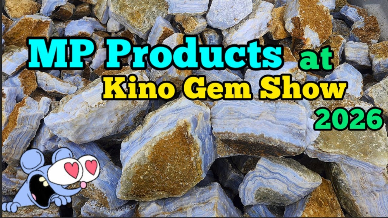 MP Products @ Kino Gem Show! 😍🪨💖 #tucsongemandmineralshow #gemshow #roughrock #lapidary #agate