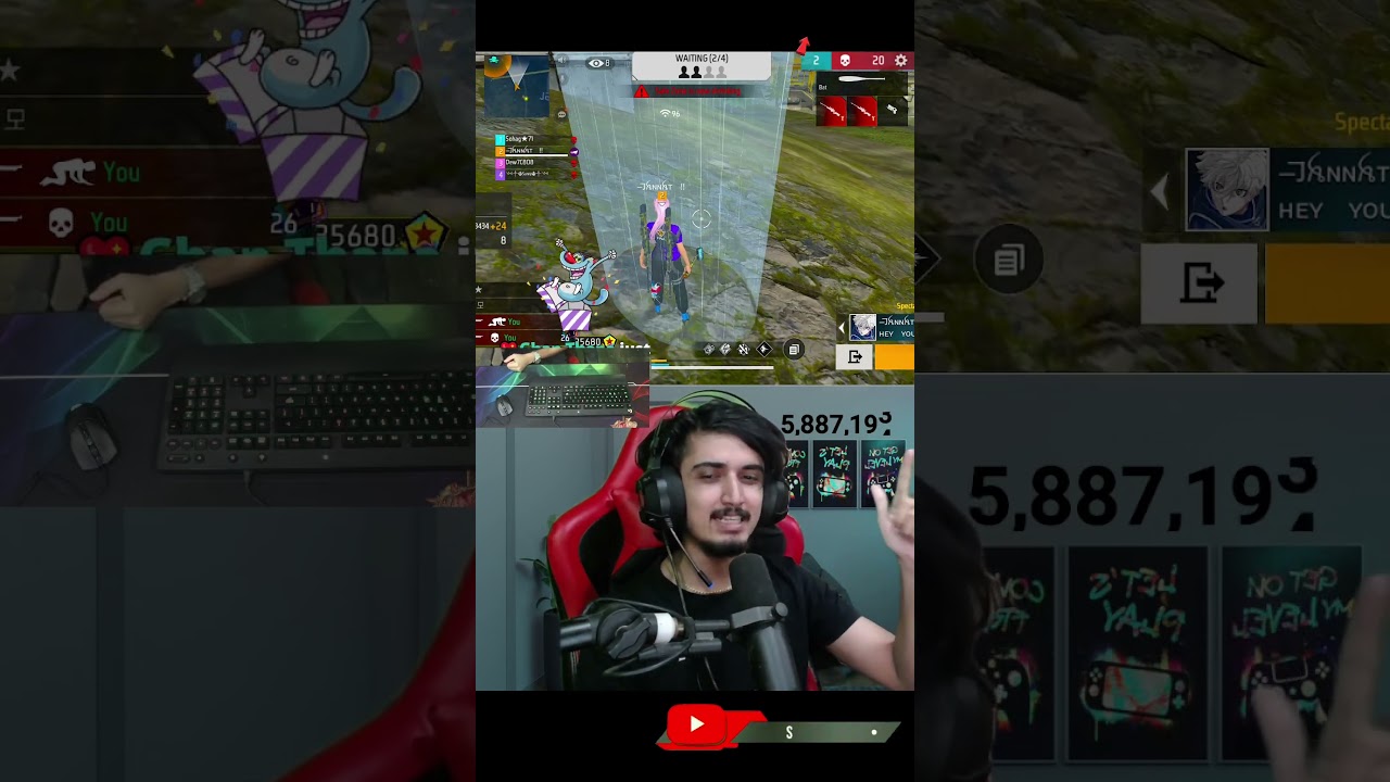 Zone Pusher Vs Hacker 😱 In Grandmaster Lobby 🥵 Who Win ??🤔