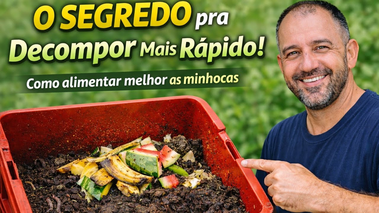 Como Alimentar Melhor as Minhocas? Com Frutas Inteiras ou Picadas? E Como Acelerar a Decomposição?