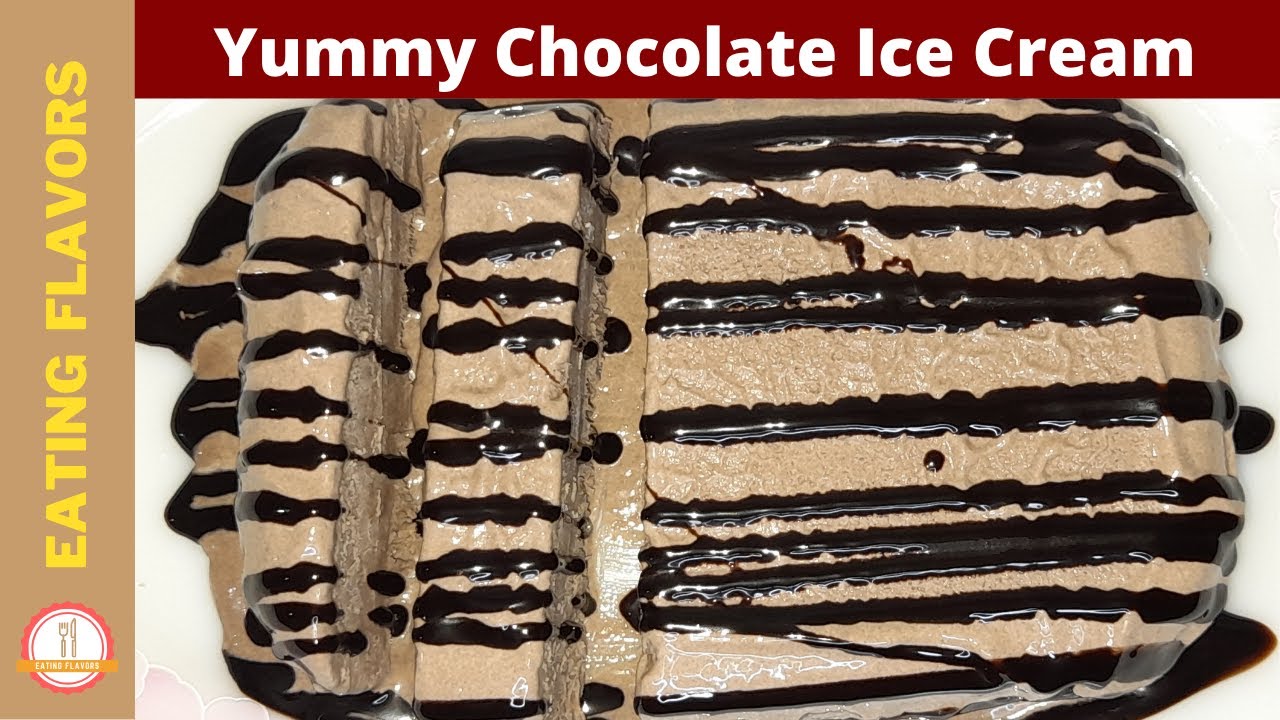 Yummy Chocolate Ice Cream from Homemade condensed milk| (Only 3 Ingredients) | Eating Flavors