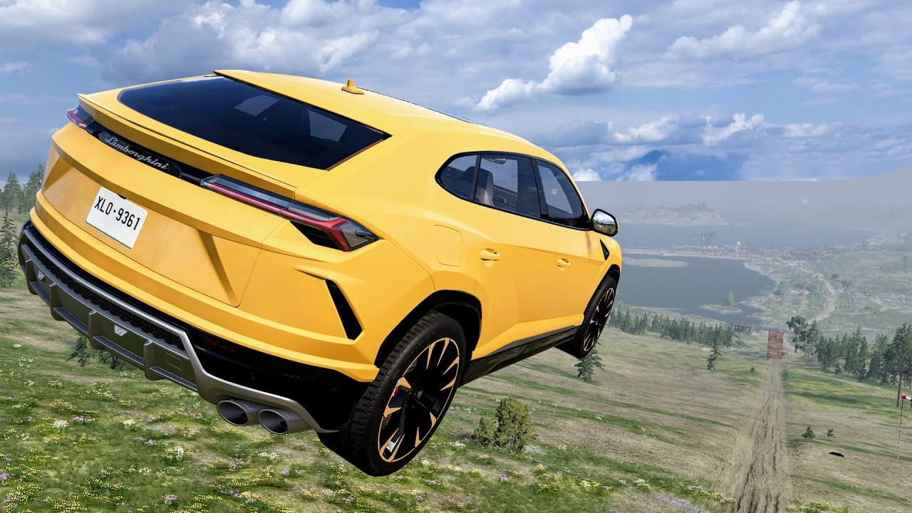 Epic High Speed Car Jumps #356 &ndash; BeamNG Drive | CrashBoomPunk