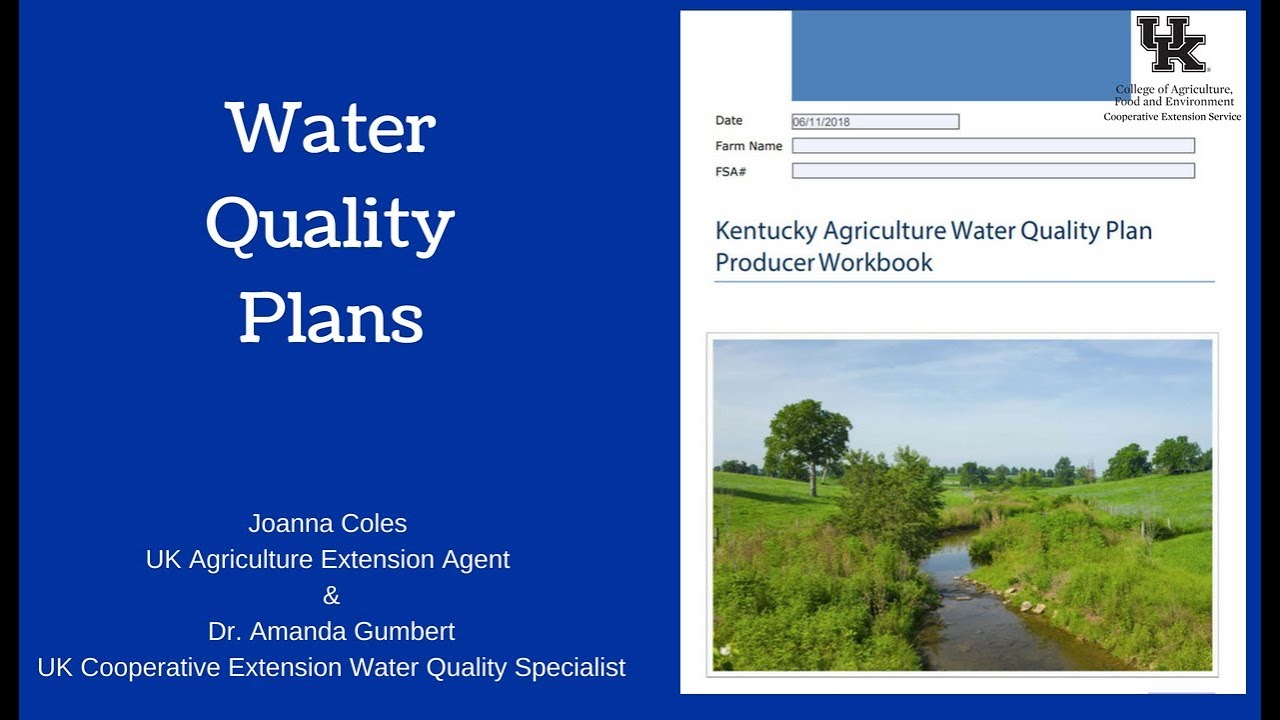 Kentucky Agriculture Water Quality Plans