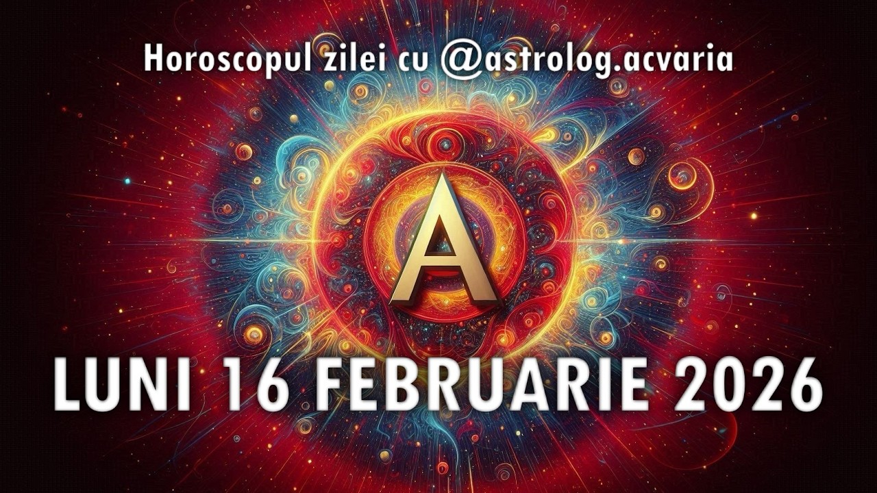 Ziua cu surprize 🧨 LUNI 16 FEBRUARIE 2026 ☯ HOROSCOPUL ZILEI  @astrolog.acvaria ​