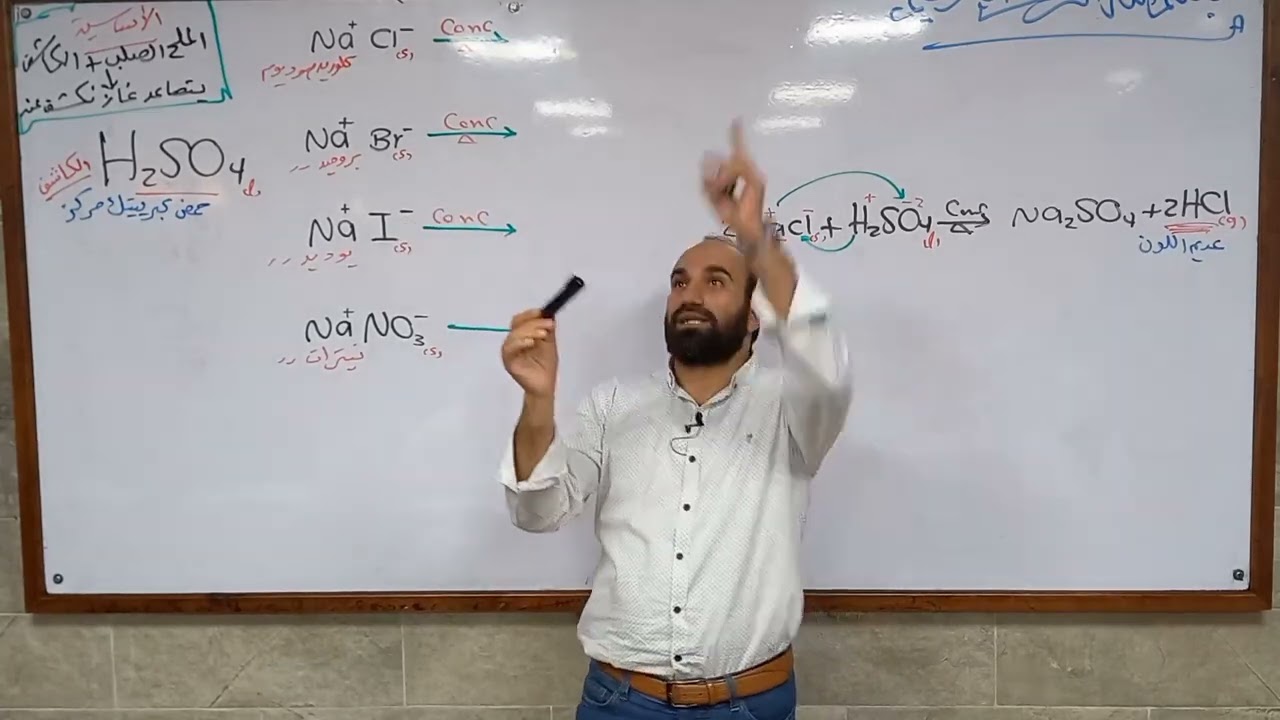 المحاضرة السابعة(أنيونات حمض الكبريتيك) ثانوية_عامة ٢٠٢٣ أ.عبدالله الجرف
