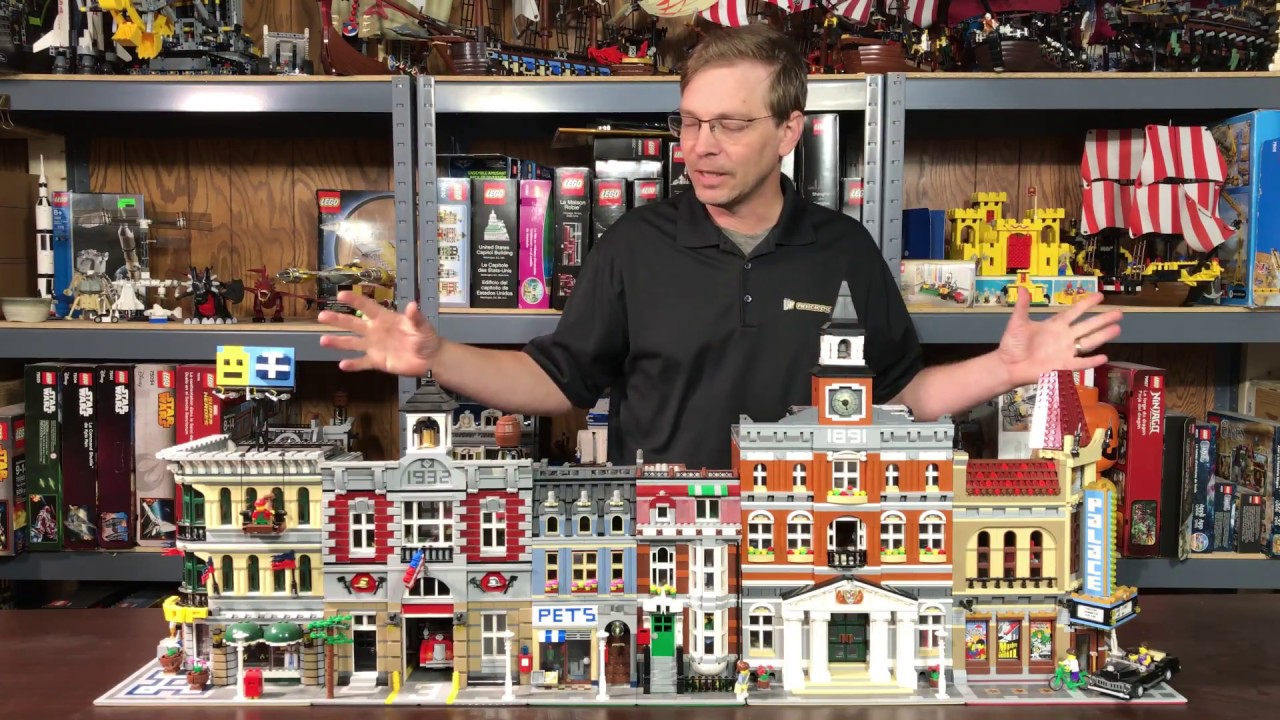 Lego Modular History - Fire Brigade to Palace Cinema, the Golden Age