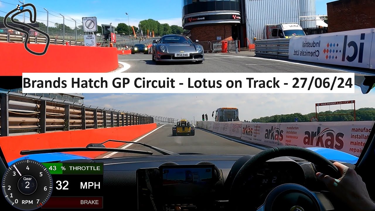 Brands Hatch GP - Lotus on Track - 11am session - 27/06/24