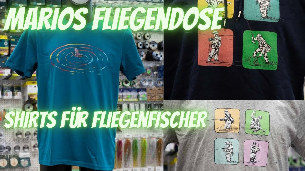 Shirts f&uuml;r Fliegenfischer - Marios Fliegendose