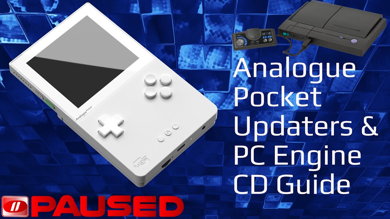 Analogue Pocket PC Engine CD Guide Featuring 3 different pocket updater methods.