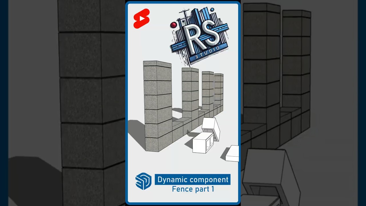 Ogrodzenie w SketchUp: Dynamiczne komponenty!