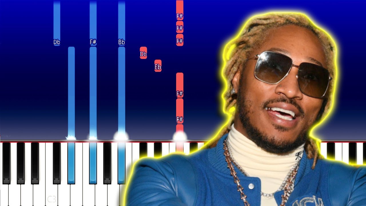 Future - WAIT FOR U (Piano Tutorial)