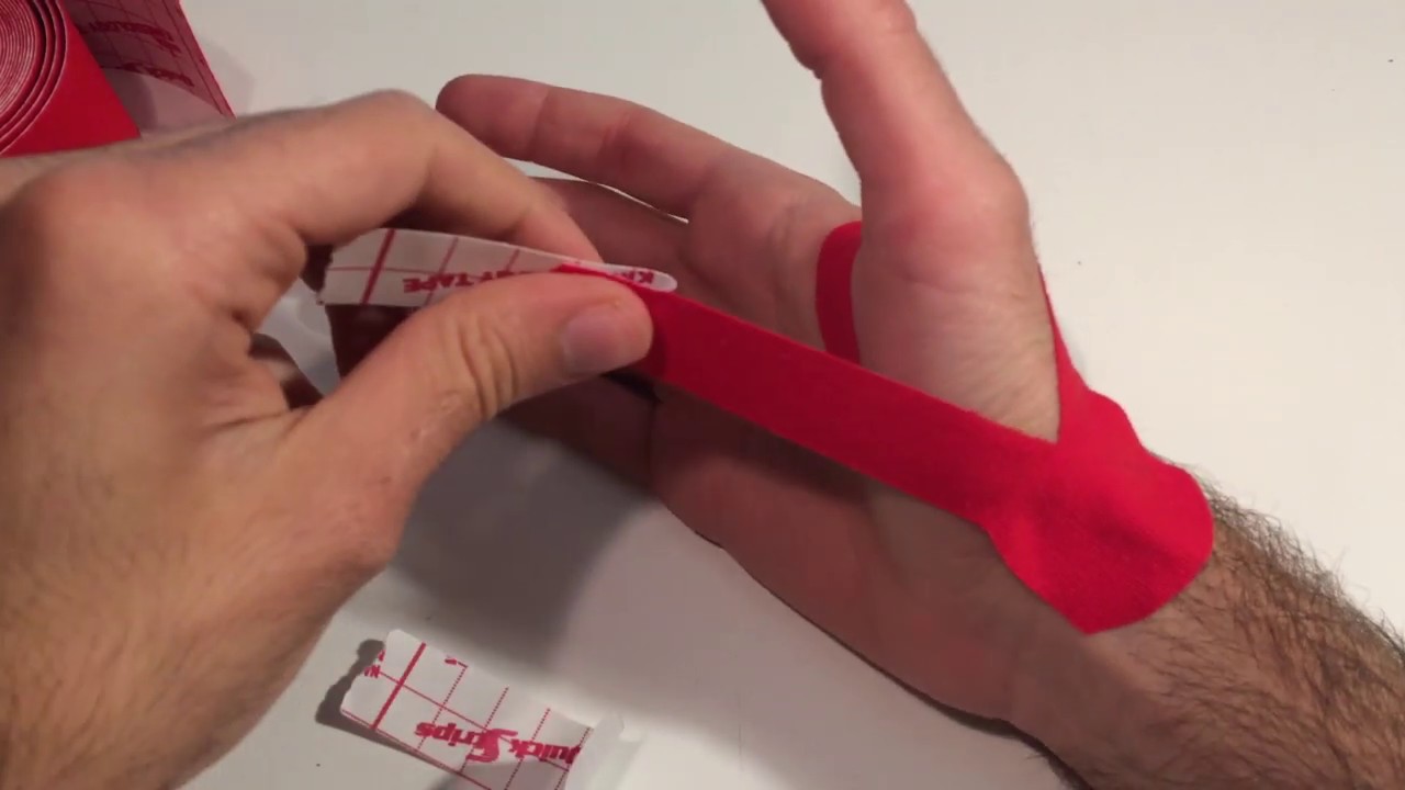 Applicazione Tape Elastico Stabilizzante articolazione trapezio-metacarpale
