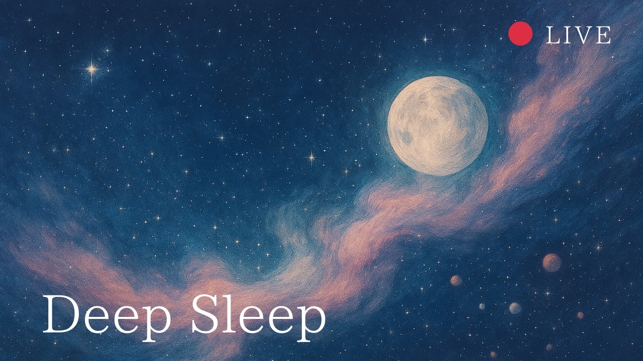 528Hz Deep Sleep Music 🌙 Fall Asleep Fast | Cosmic Ambient for Insomnia & Relaxation