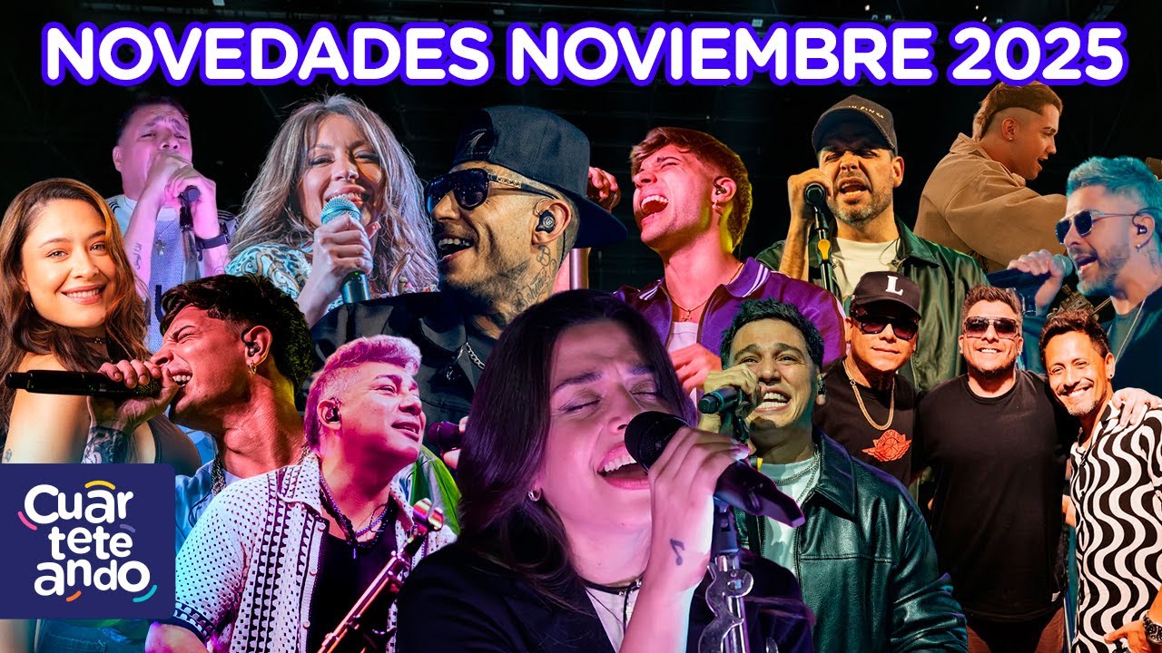 Novedades cuarteto noviembre 2025 - &uacute;ltimos estrenos cuarteteros (enganchado) 🎶💥🎤