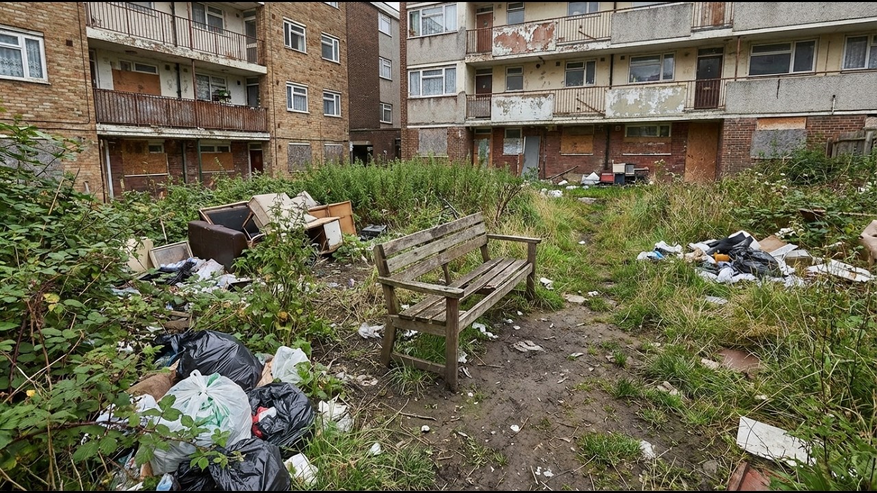 Neglected Apartment Block Garden Area Restoration