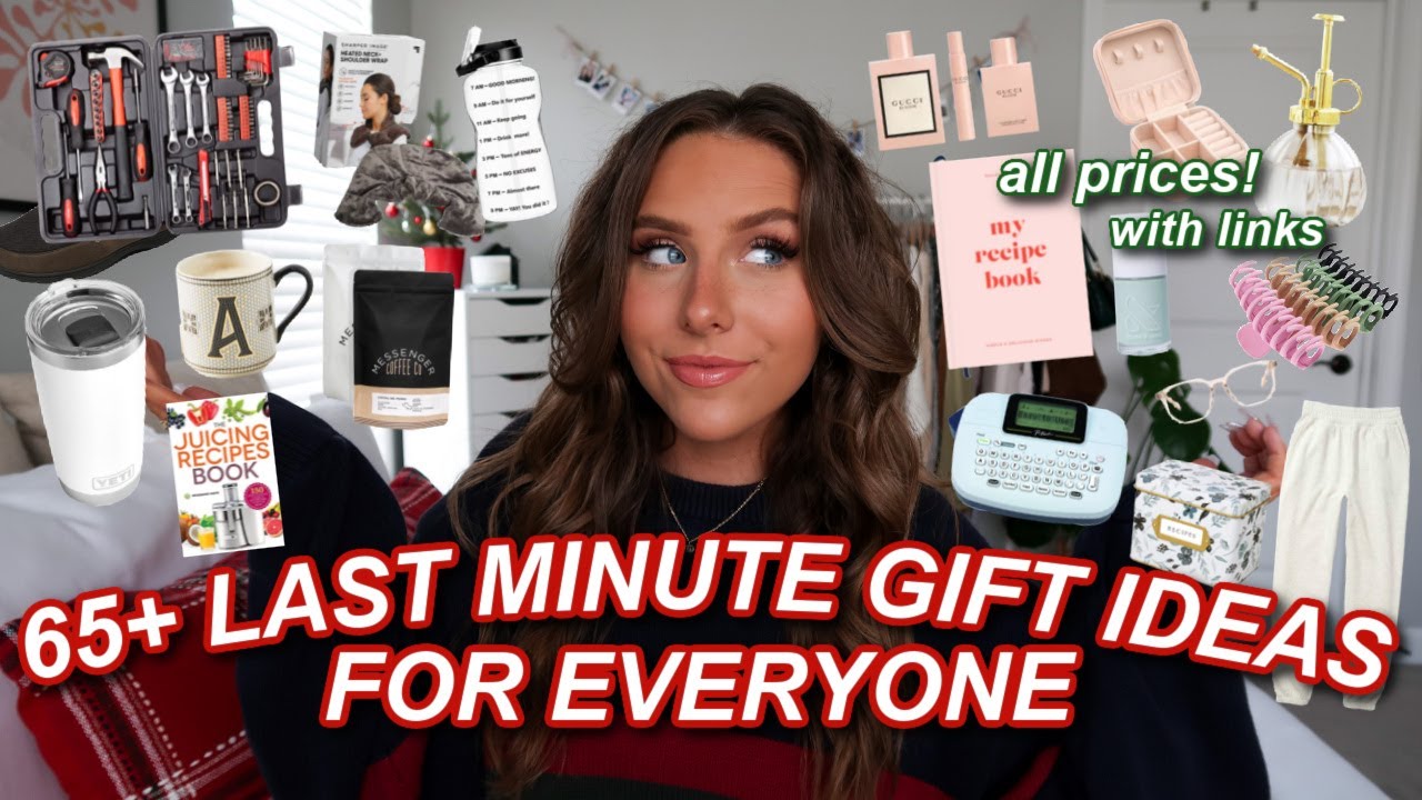 65+ LAST MINUTE GIFT IDEAS FOR EVERYONE! (all prices + budgets) | 2021 gift guide *with links*