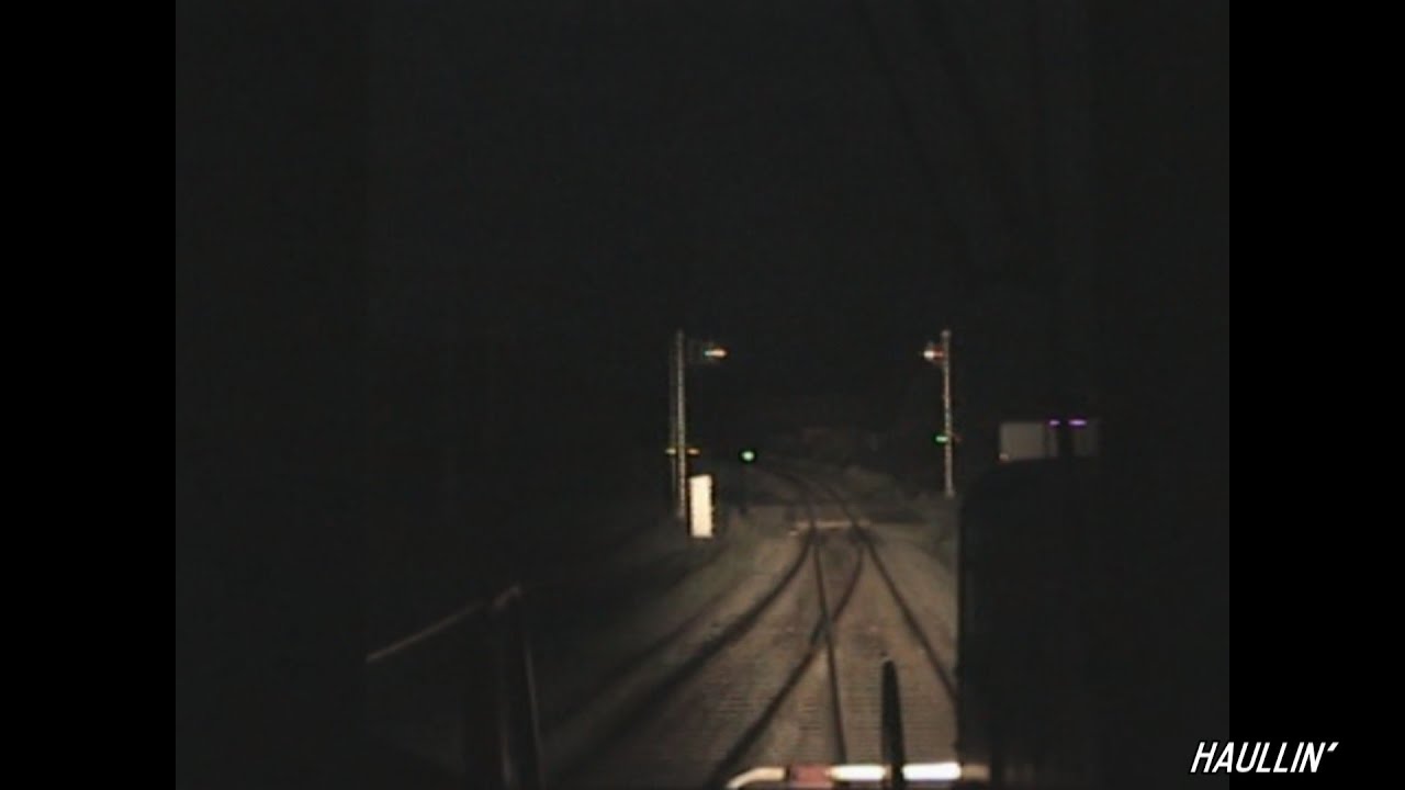 CP Rail SD40-2 Locomotive Head End Cab Ride - Whistling Through Town and Throttling Up