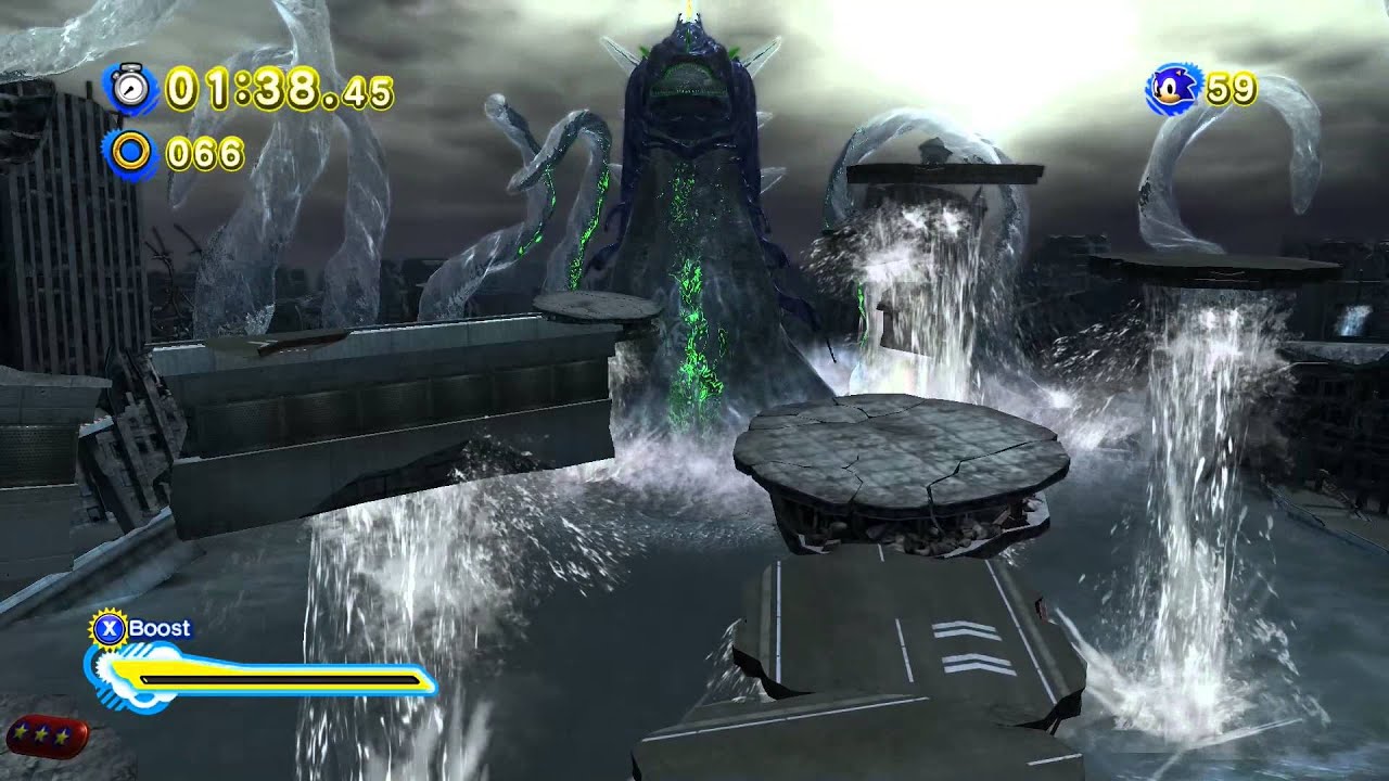 Sonic Generations PC - (1080p) Часть 8 - Shadow & Perfect Chaos (с Супер Соником)