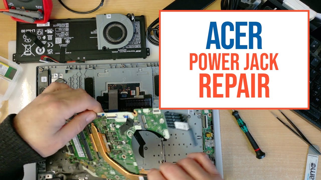 Acer Laptop Power Jack Repair #righttorepair