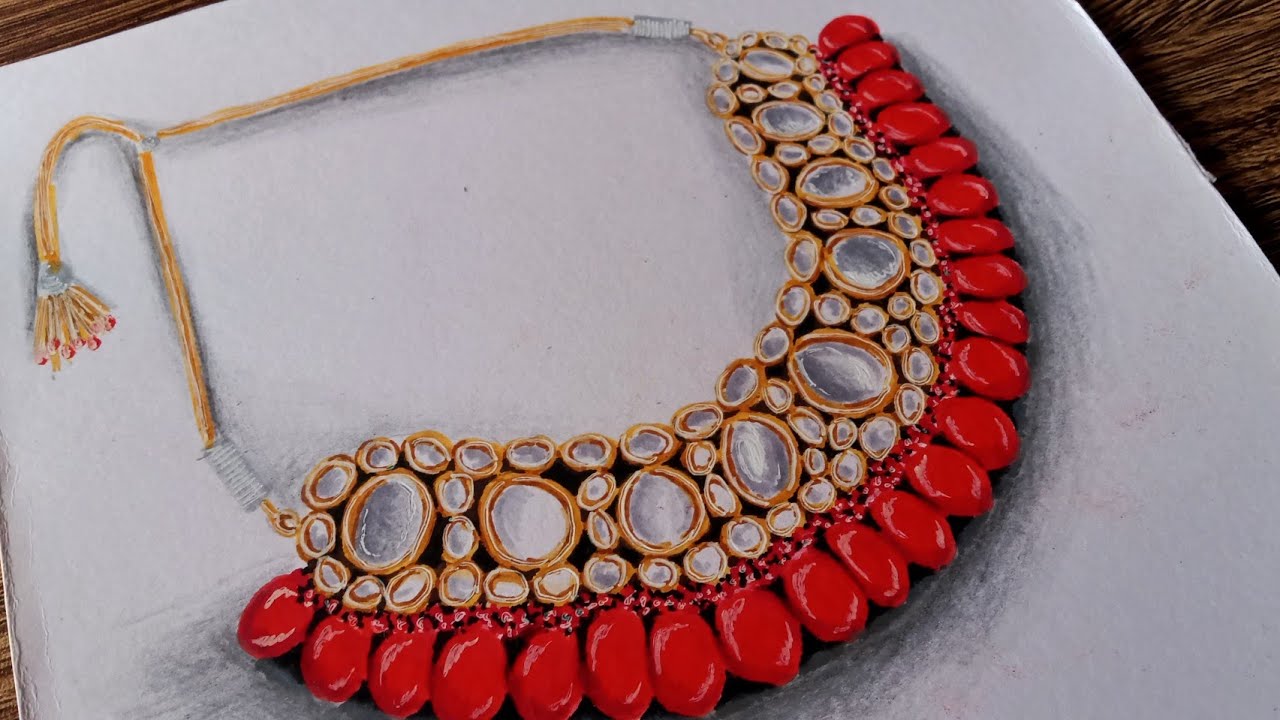 Easy and Realistic Jewellery Illustration | Braided art