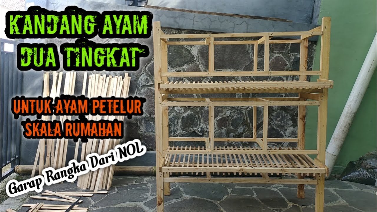 Membuat Kandang Ayam Dari NOL | Kerangka Kandang Ayam Petelur