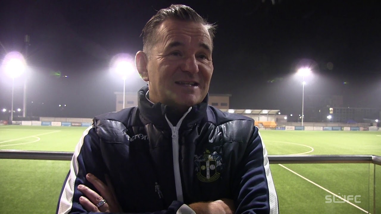 SUFCtv: INTERVIEW Paul Doswell, Slough Town 1 (8) Sutton United 1 (7)  FAC1st Round 20/11/18