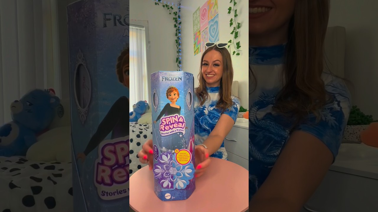 [ASMR] UNBOXING A *NEW* SPIN & REVEAL MYSTERY DISNEY PRINCESS DOLL!!😱❄️🌀⁉️ (11 SURPRISES?!🫢) 