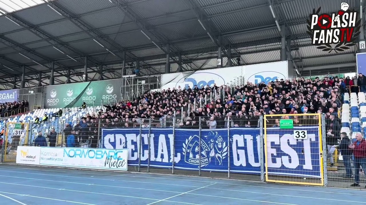 Ruch Chorzów na zakazie w Mielcu (10.03.2024 r.)