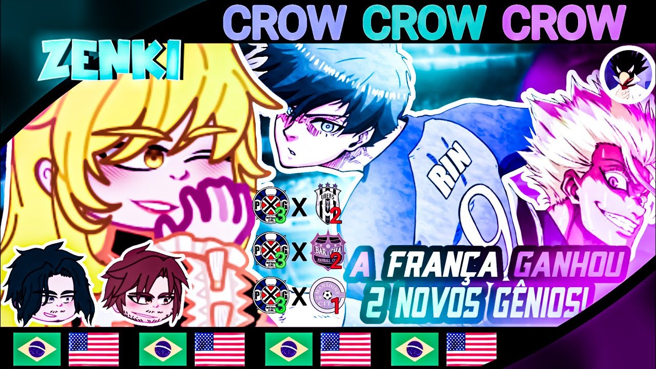🇧🇷🇺🇸 Family Blue Lock React | PXG - Blue Lock \\  @crowdublador 🎶