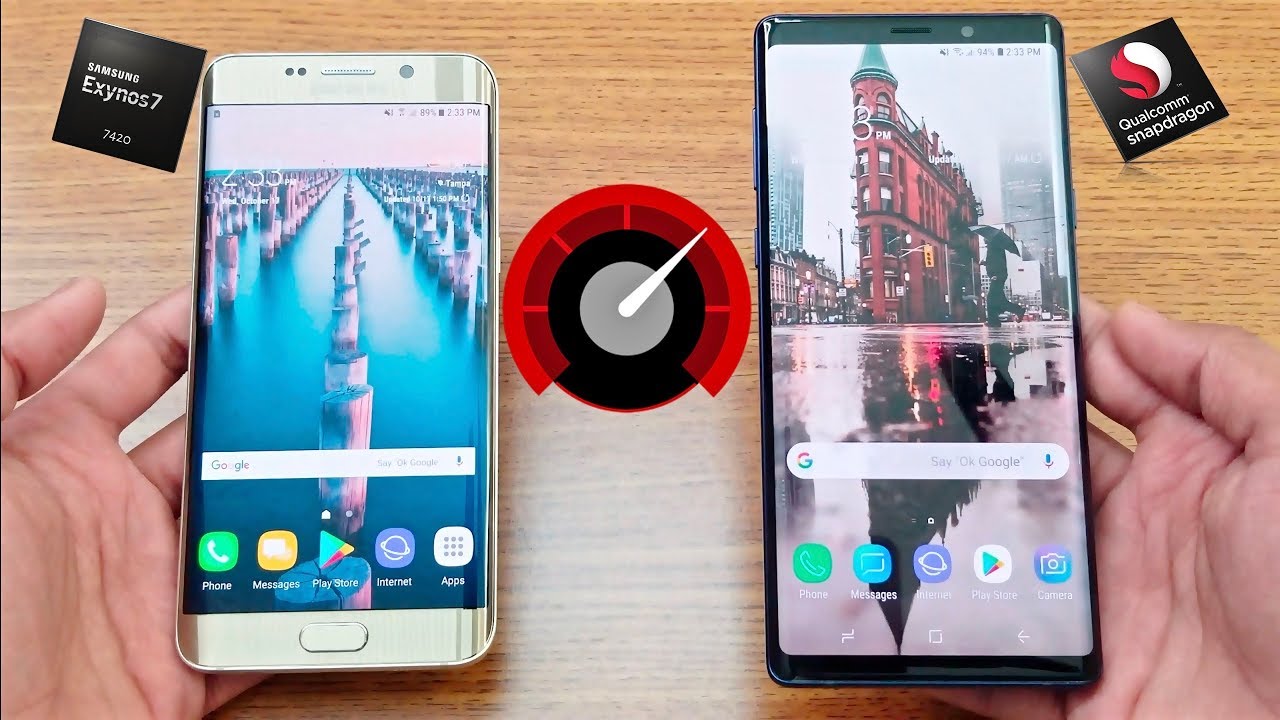 Samsung Galaxy NOTE 9 Vs Galaxy S6 EDGE PLUS Speed Test !!!
