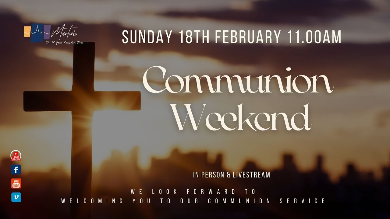 Sunday 18th February 2024 - Morning Service Live-Stream - 10.50am Start