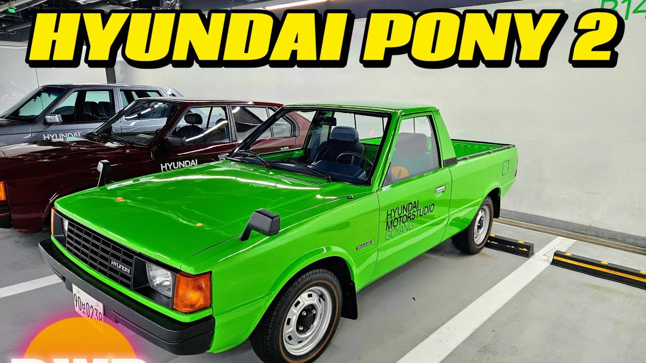 Hyundai Pony 2 - Pickup truck (Retro car) - Walk around and first look