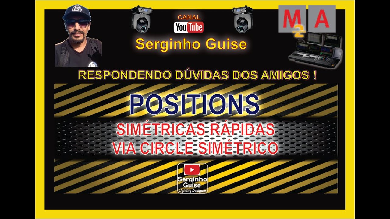 POSITIONS SIMÉTRICO DE FORMA RÁPIDA VIA CIRCLE SIMÉTRICO EM SUA GMA2 ONPC.