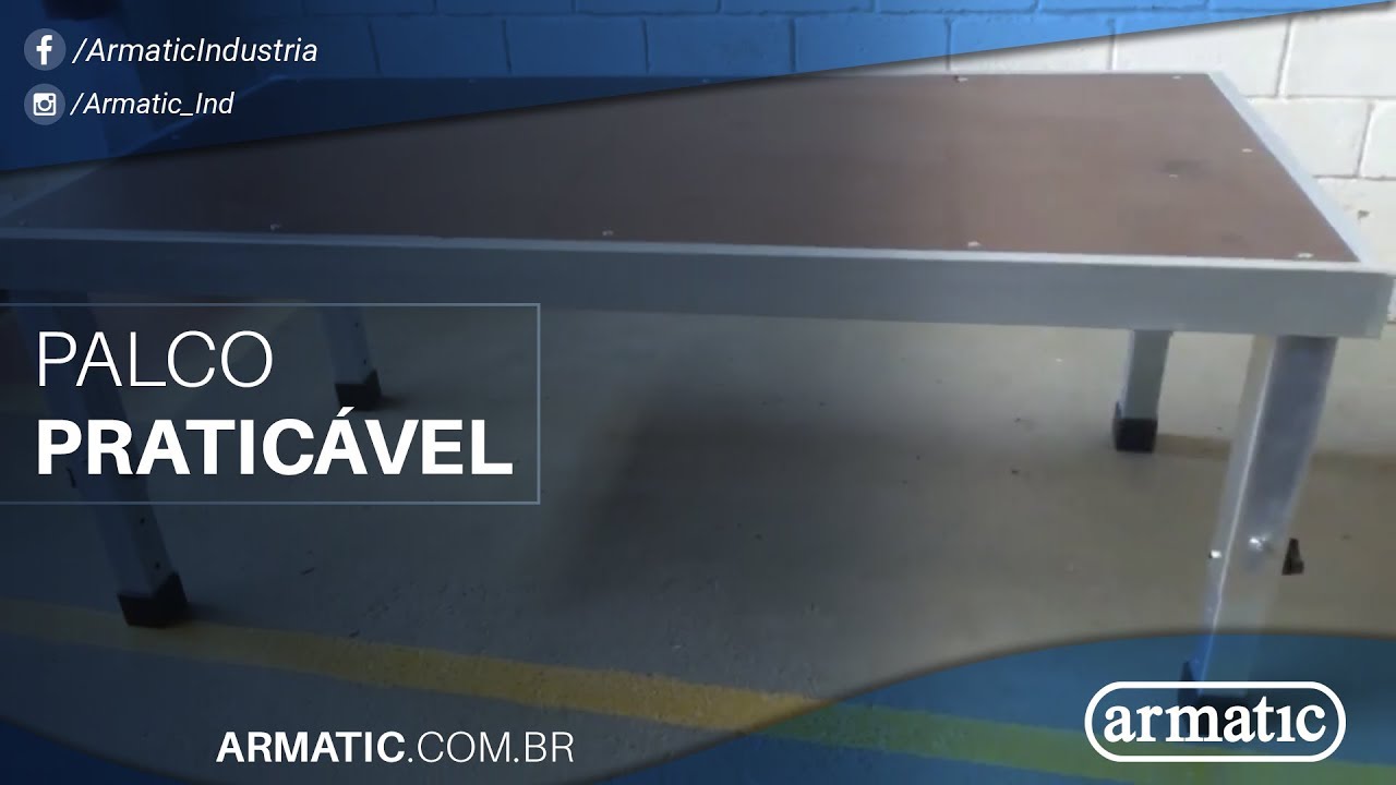 Palco Praticável Armatic Indústria