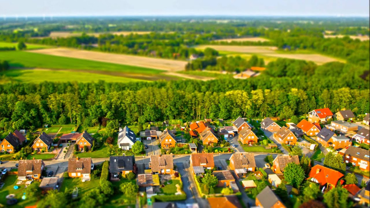 Ein Flug über Nordhorn und Teile der Grafschaft