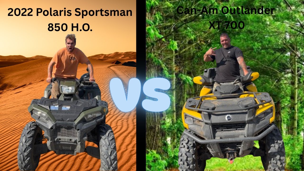 Polaris Sportsman 850 против Can-Am Outlander 700 | Решающая гонка один на один