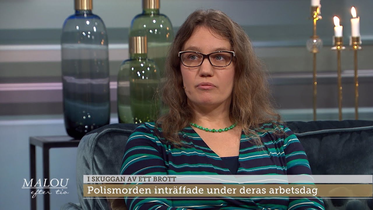 Pernilla om skräcken efter brutala polismorden – ”Man tittar sig över axeln” - Malou Efter tio (TV4)